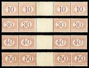 REGNO DITALIA 1890 - 10 cent., 30 cent., 40 ... 