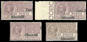 REGNO DITALIA POSTA PNEUMATICA 1924 - ... 