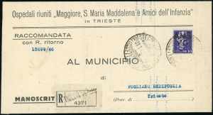 TRIESTE AMG-VG 1946 - Sette buste ... 