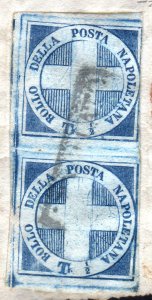1861 - 1/2 tornese azzurro ... 