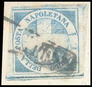 1860 - 1/2 tornese azzurro chiaro ... 