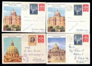 VATICANO INTERI POSTALI 1929/1960 ... 