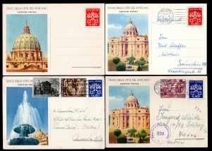 VATICANO INTERI POSTALI 1929/1960 ... 