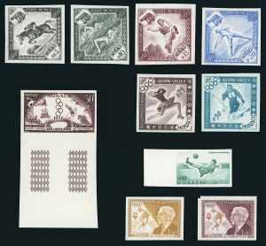 MONACO 1956/1963 - Bellinsieme di 10 prove ... 