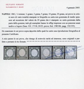 SAGGI 1861 - 1/2 tornese, 1/2 ... 