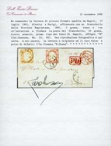 1861 - 10 grana bistro arancio, ... 