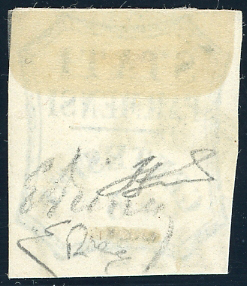 1859 - 5 cent. verde azzurro, I ... 