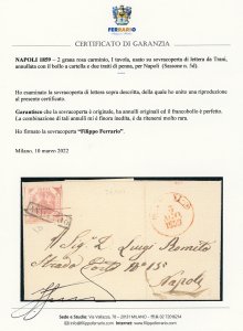 TRANI, penna + annullato non ... 