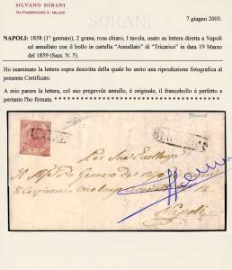 TRICARICO, annullato + ovale punti ... 