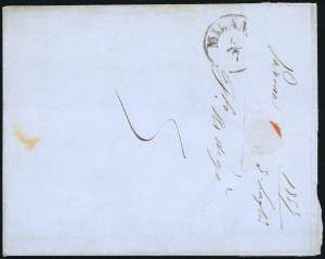1857 - 25 cent. bruno lilla (10), ... 