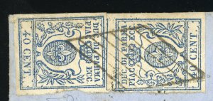 1859 - 40 cent. azzurro, un ... 