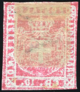 SICILIA 1860 - 10 grana rosso ... 
