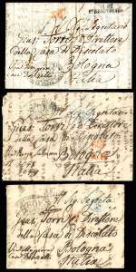 1841 - Tre lettere prefilateliche da Parigi ... 