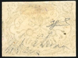 1852 - 50 baj azzurro (10), parte ... 