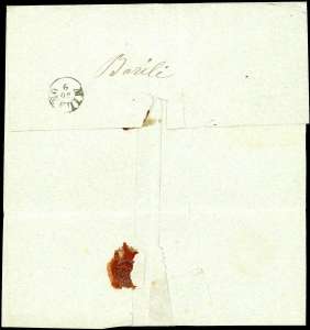 1854 - 15 cent. vermiglio, 45 ... 