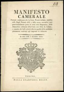 1918/19 - I due manifesti ... 