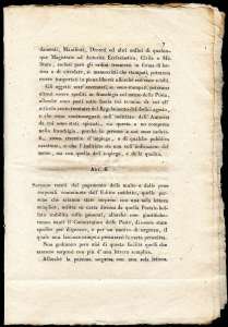 1818 - Manifesto camerale in ... 