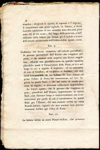 1818 - Manifesto camerale in ... 
