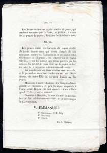1818 - Manifesto camerale del ... 