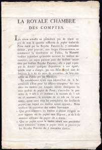 1818 - Manifesto camerale del ... 