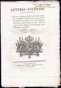 1818 - Manifesto camerale del ... 
