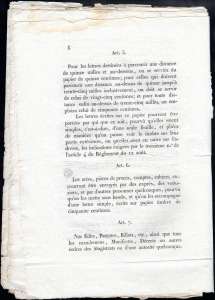 1818 - Manifesto camerale del ... 
