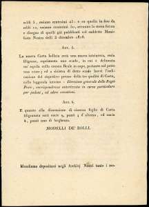 1819 - Stampato intestato La ... 