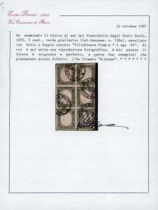 1862 - 5 cent. verde giallastro ... 