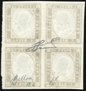 1859 - 10 cent. bruno grigiastro ... 