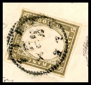 1861 - 10 cent. grigio bistro ... 