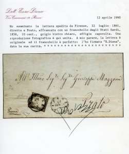 1861 - 10 cent. grigio bistro ... 