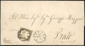 1861 - 10 cent. grigio bistro chiaro, ... 
