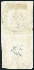 1862 - 10 cent. giallo olivastro ... 