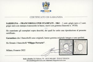 1861 - Centesimi per stampati ... 