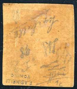 1859 - 1/2 grano giallo brunastro, ... 