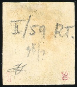 1859 - 1 grano verde oliva ... 