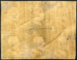 1859 - 10 grana azzurro cupo (12), ... 