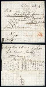 1824 - Lettera prefilatelica da Lucca ... 