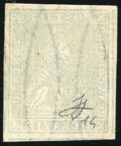 1857 - 4 crazie verde giallastro ... 