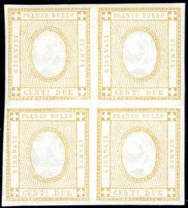 1862 - 2 cent. per stampati bistro (10), ... 