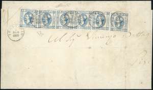 1863 - 15 cent. Litografico, II tipo, ... 