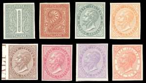 1863 - De La Rue, otto prove darchivio nei ... 