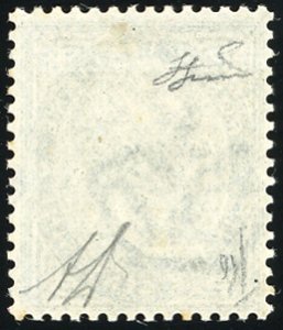 1863 - 5 cent. De La Rue, tiratura ... 