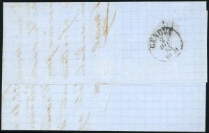 1863 - 15 cent. De La Rue (L18), ... 
