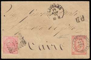 1871 - 40 cent. De La Rue, tiratura di ... 