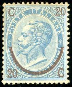 1865 - 20 cent. su 15 cent. Ferro di ... 