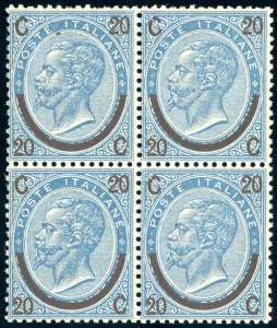 1865 - 20 cent. su 15 cent. Ferro di ... 