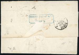 1863 - 20 cent. indaco chiaro, due ... 