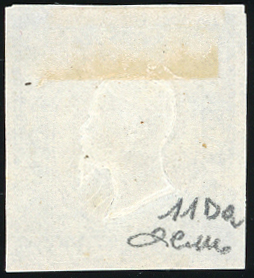 1863 - 15 cent. celeste latteo ... 