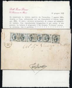 1863 - 15 cent. Litografico, II ... 